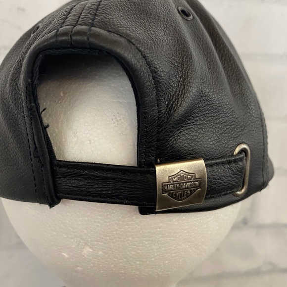HarleyDavidson Accessories All Leather Harley Cap Poshmark